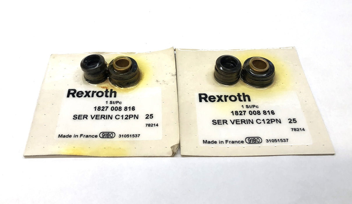 Rexroth Rod Seal Kit 1827-008-816 [Lot of 2] NOS