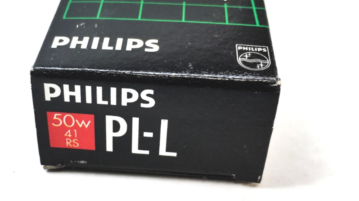 Philips Fluorescent Tube Lamp Bulb PL-L 50W/841/4P [Lot of 2] NOS