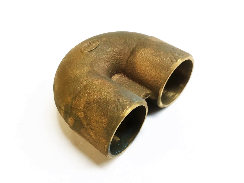 NIBCO Bronze 3/4" Sweat x 3/4" Sweat 180 Degree Coupling B292250 NOS