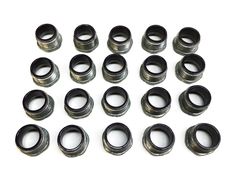 Unbranded 1" Iron Bushed Conduit Nipple [Lot of 20] NOS