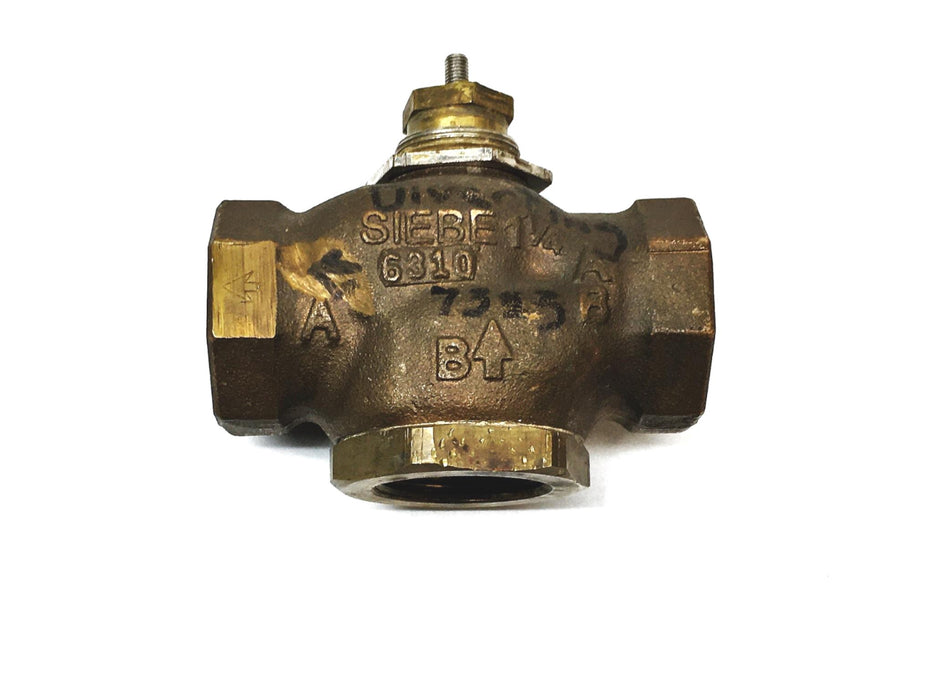 Siebe 1 1/4" 2 Way Full Port Valve Body 6310 USED
