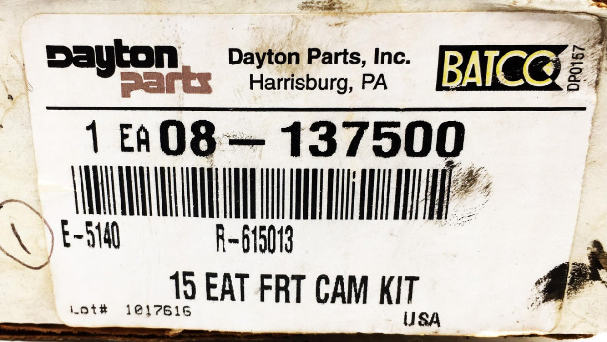 Dayton Parts Batco 15X4 Inch Bushing Kit Missing Washers 08-137500 NOS