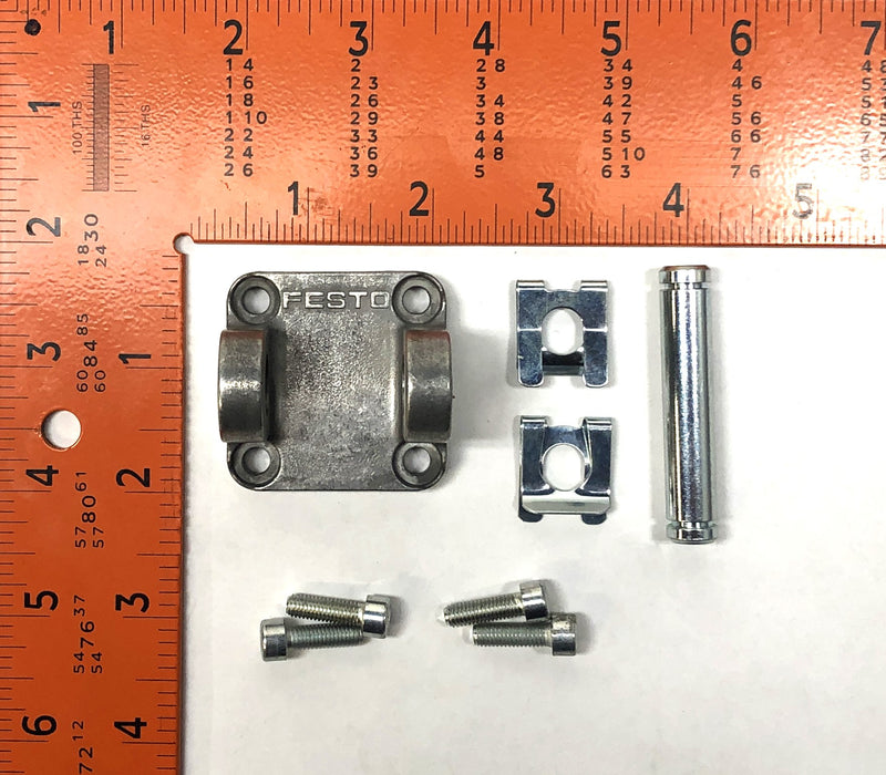 Festo Air Cylinder Swivel Flange With Hardware 5153 (SN-32) [Lot of 3] NOS