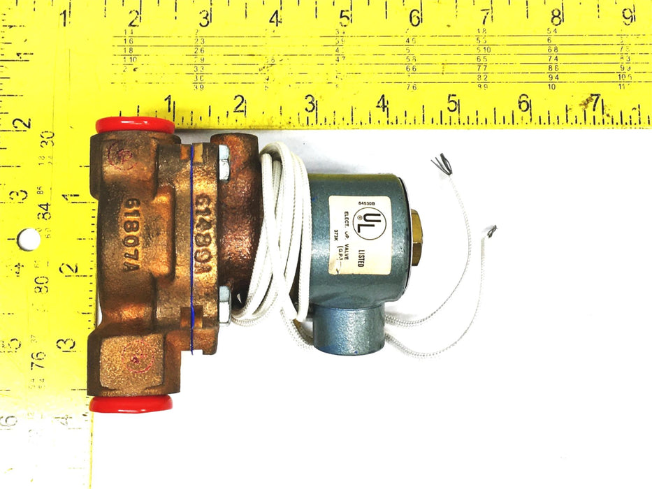 ITT 1/2 Inch NPT 2 Way Piloted Diaphragm Valve S211AH02T2DG1 NOS