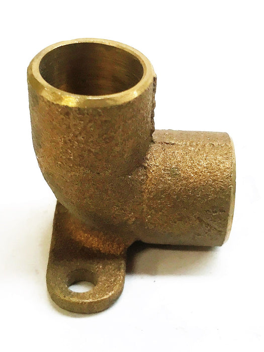 Unbranded Bronze 1/2" Sweat x 1/2" Sweat 90 Degree Drop Ear Elbow [Lot of 4] NOS