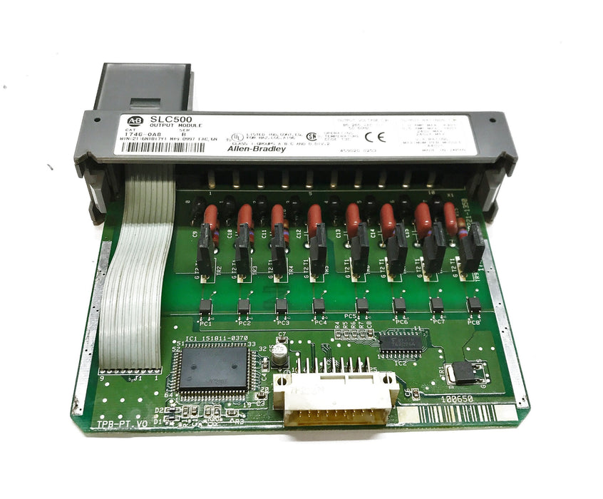 Allen Bradley SER B. Output Module 1746-OA8 (Missing Door)