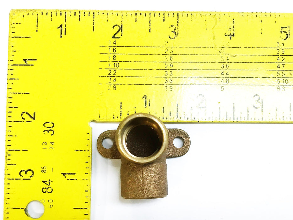 Unbranded Bronze 1/2" Sweat x 1/2" Sweat 90 Degree Drop Ear Elbow [Lot of 4] NOS