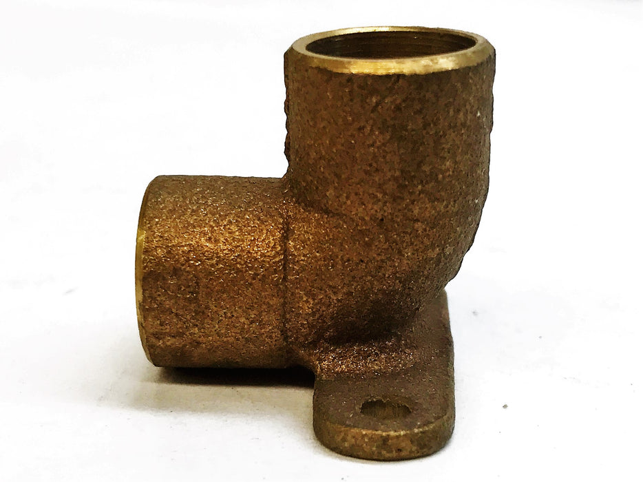 Unbranded Bronze 1/2" Sweat x 1/2" Sweat 90 Degree Drop Ear Elbow [Lot of 4] NOS