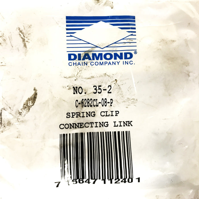 Diamond Chain Roller Chain Offset Link C-6282-008-P [Lot of 5] NOS