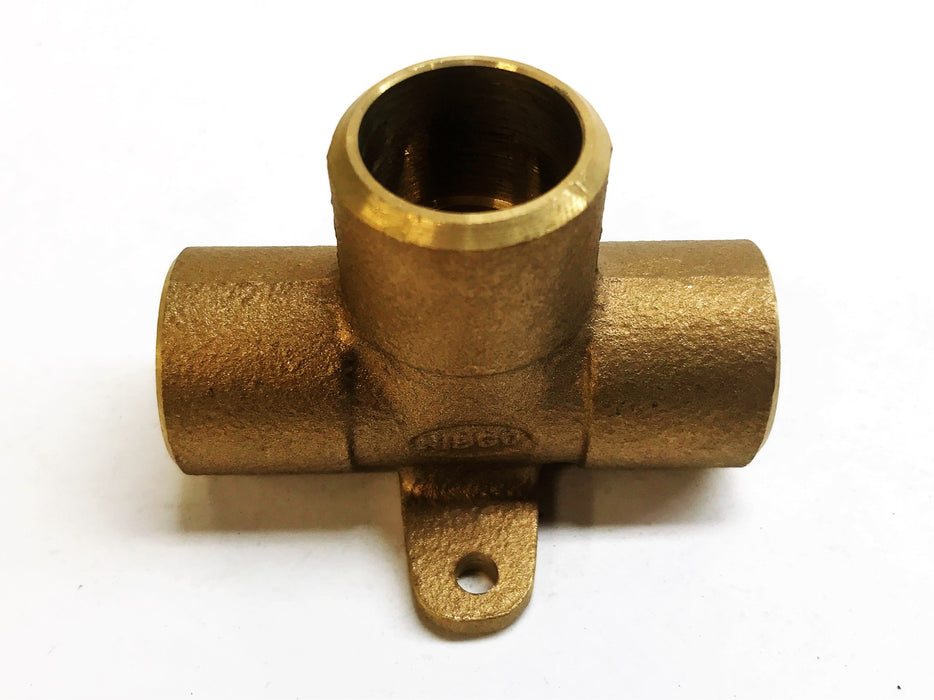 Nibco Bronze 3/4" Sweat x 3/4" Sweat x 3/4" Sweat 90 Degree Drop Ear Tee NOS
