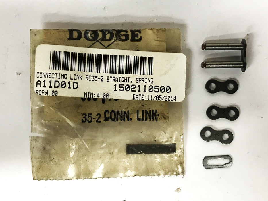 Diamond Chain Roller Chain Offset Link C-6282-008-P [Lot of 5] NOS