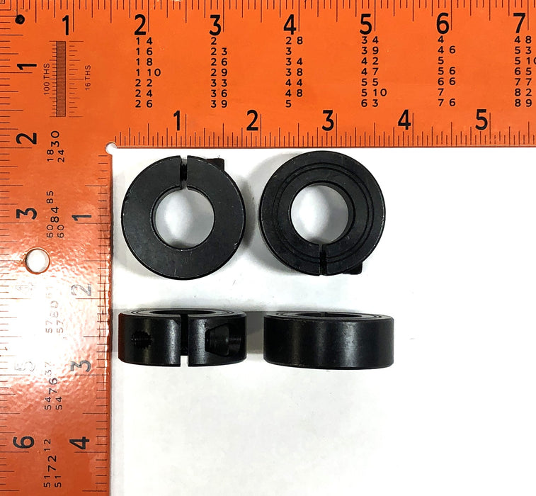 Climax Black Oxide Single Split Clamping Shaft Collar M1C-20 [Lot of 4] NOS