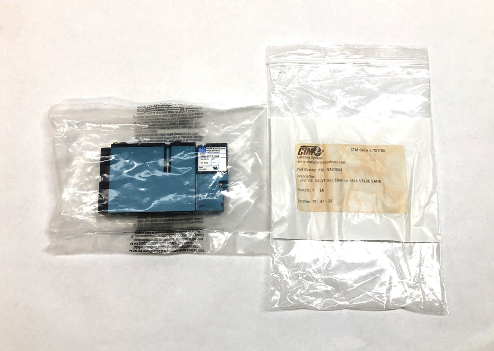 CTM 24VDC Valveless Body PM-VA2395M (92B-AAF-BJA-DM-DDAP-1DM) NOS