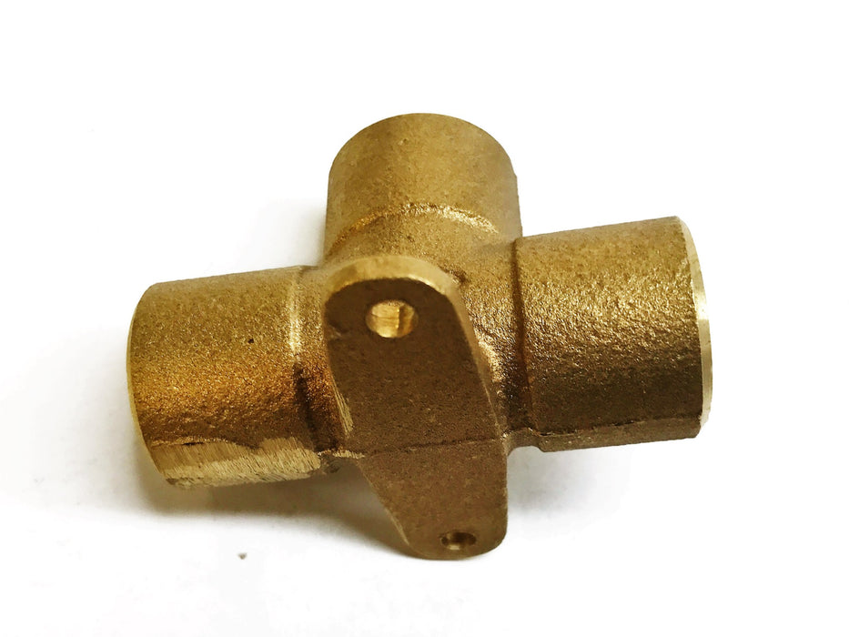 Nibco Bronze 3/4" Sweat x 3/4" Sweat x 3/4" Sweat 90 Degree Drop Ear Tee NOS