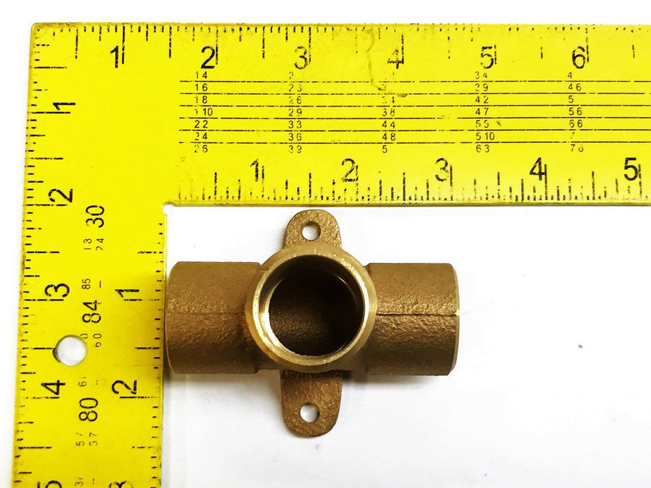Nibco Bronze 3/4" Sweat x 3/4" Sweat x 3/4" Sweat 90 Degree Drop Ear Tee NOS