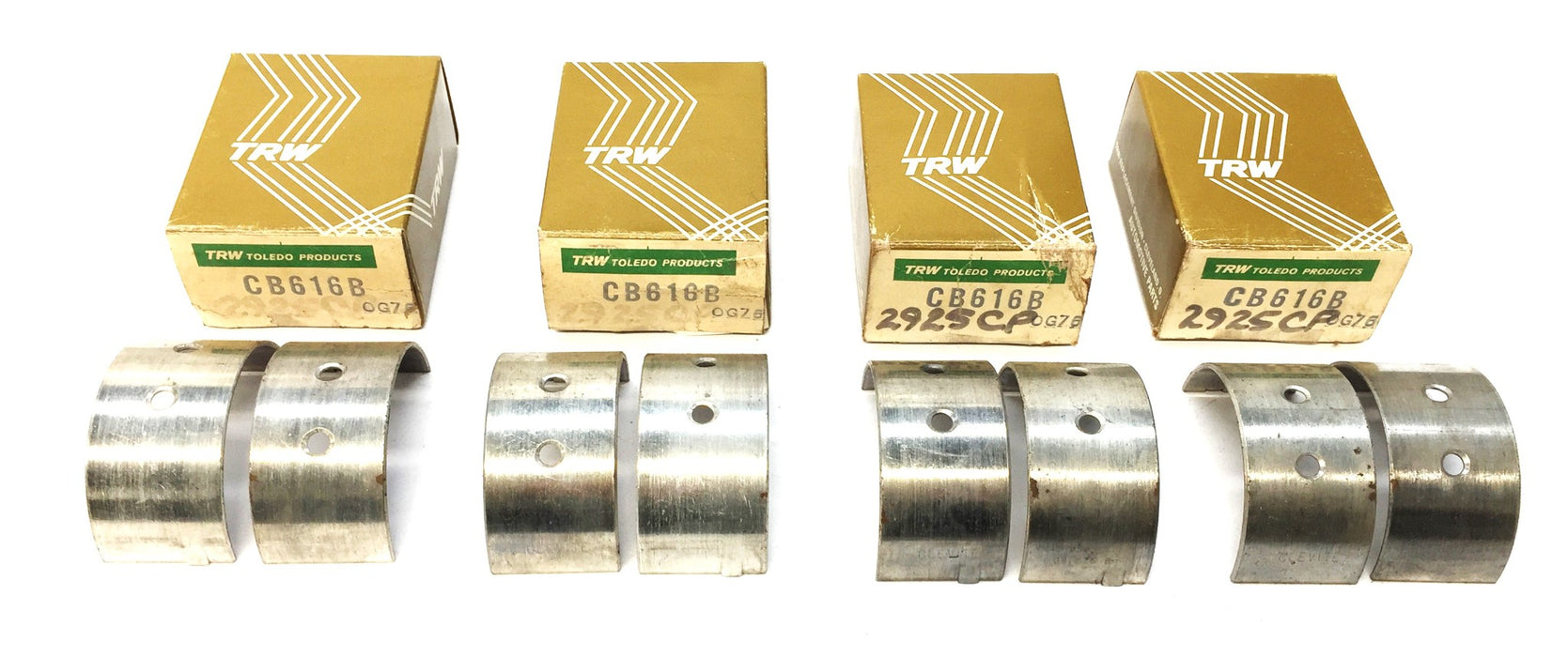 TRW Connecting Bearing Pair CB616B [Lot of 4] NOS