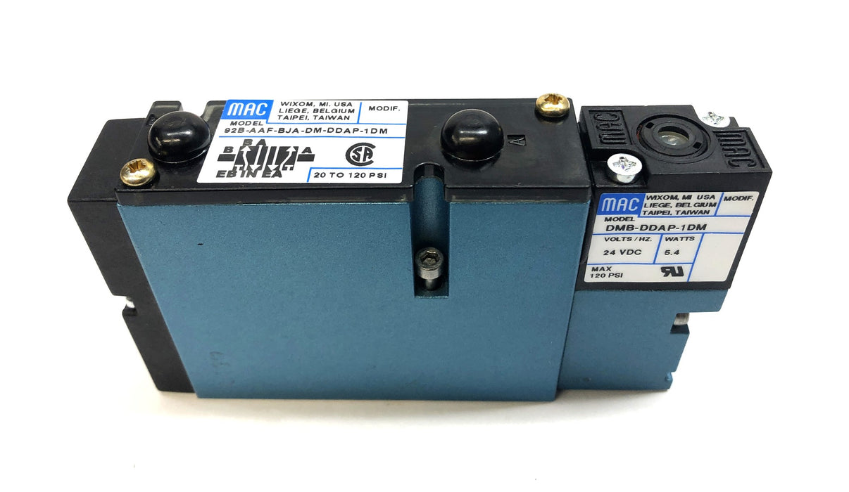 CTM 24VDC Valveless Body PM-VA2395M (92B-AAF-BJA-DM-DDAP-1DM) NOS