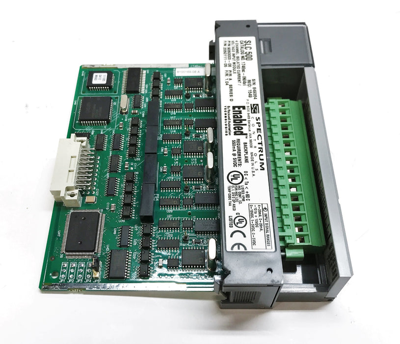 Spectrum "SLC500" SER D P/R A F/R 1.04 4-Channel Input Module 1746sc-INI4vi