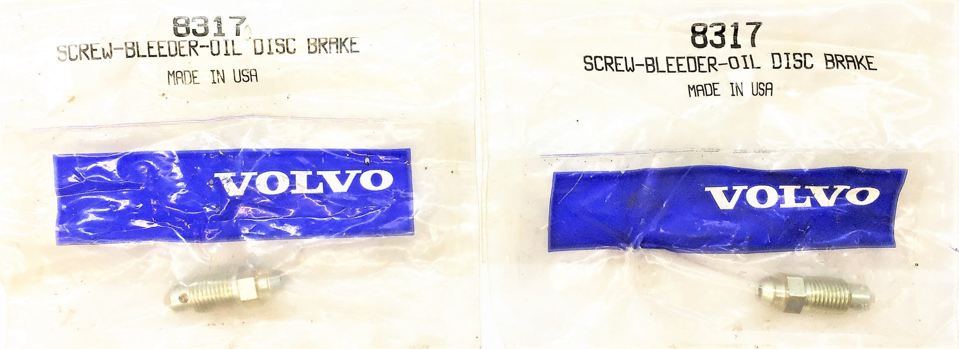 VOLVO CONSTRUCTION Bleeder Screw 8317 (CH8317) NOS