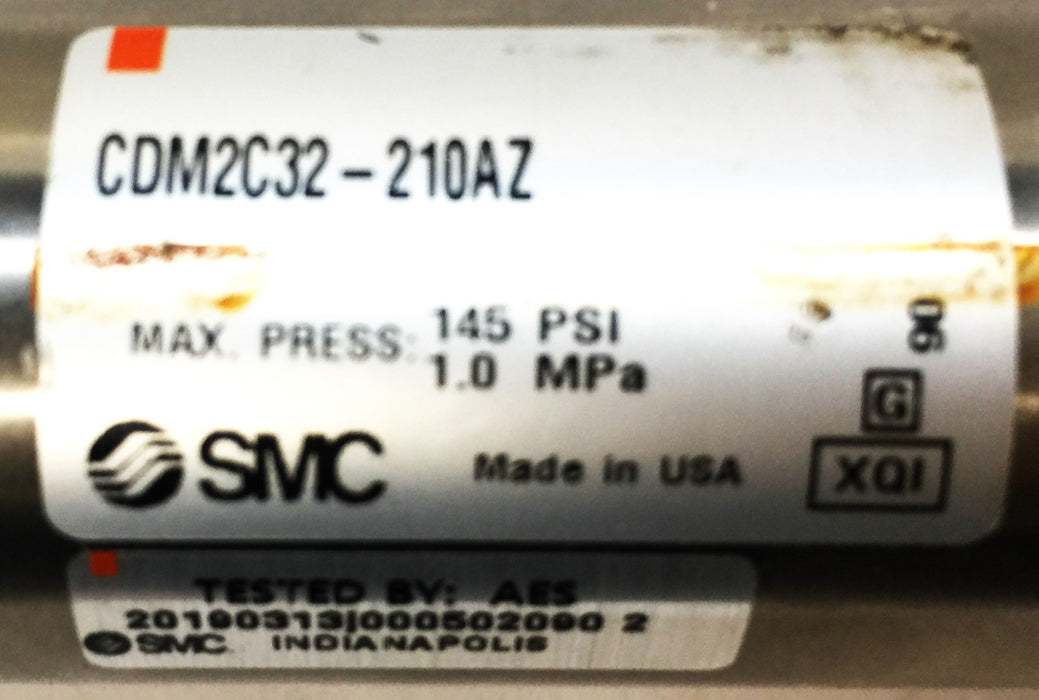 SMC Pneumatic Air Cylinder CDM2C32-210AZ NOS