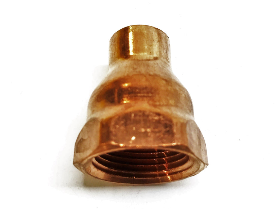 EPC Copper 1" Female x 1/2" Sweat Reducing Coupling [Lot of 3] NOS