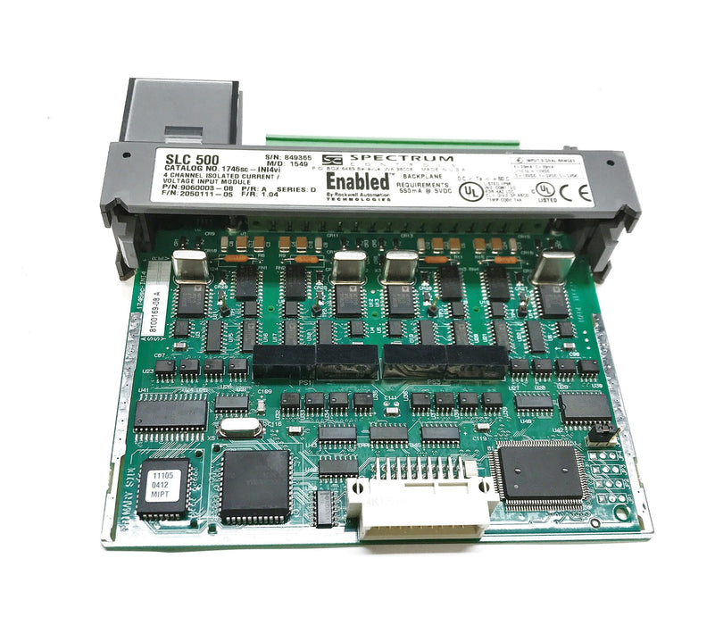 Spectrum SER D P/R A F/R 1.04 4-Channel Input Mod. 1746sc-INI4vi (Missing Door)