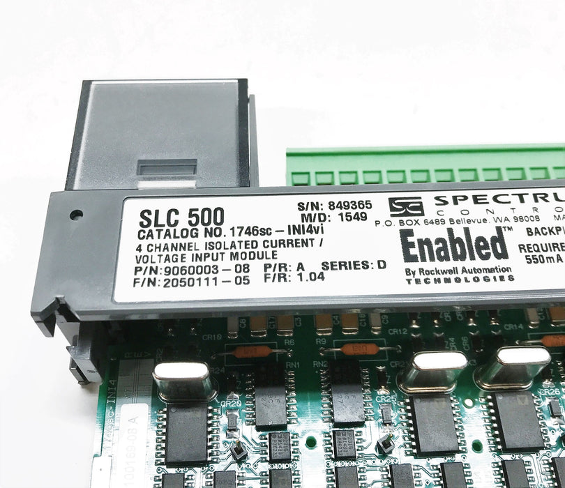 Spectrum SER D P/R A F/R 1.04 4-Channel Input Mod. 1746sc-INI4vi (Missing Door)