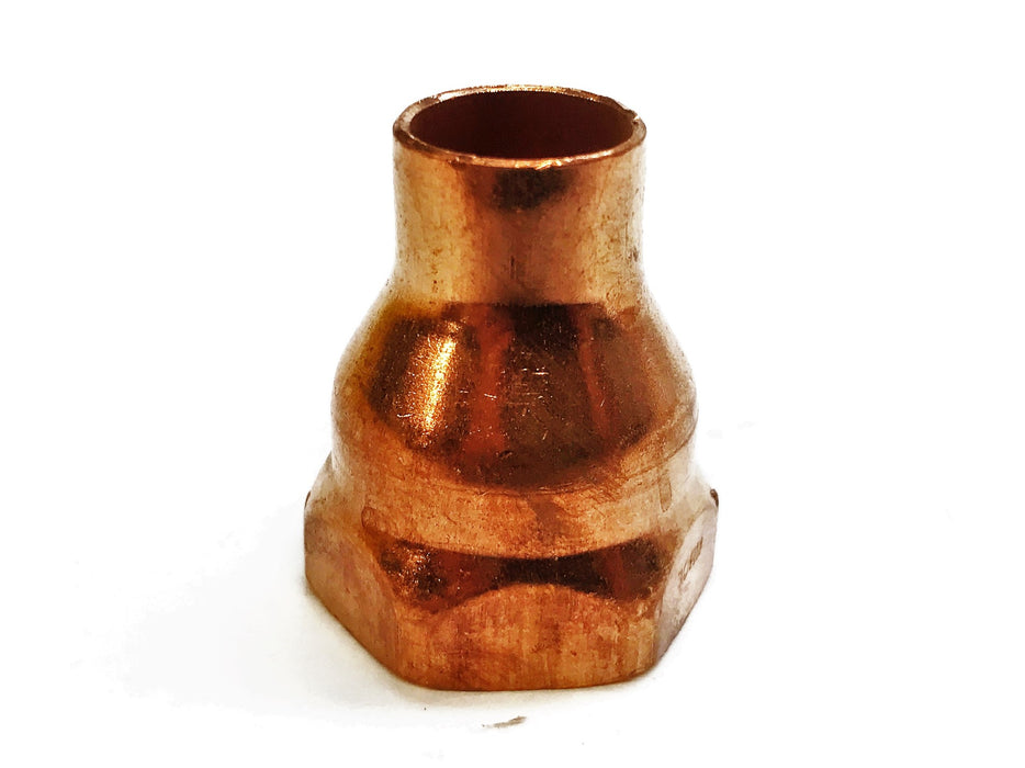 EPC Copper 1" Female x 1/2" Sweat Reducing Coupling [Lot of 3] NOS