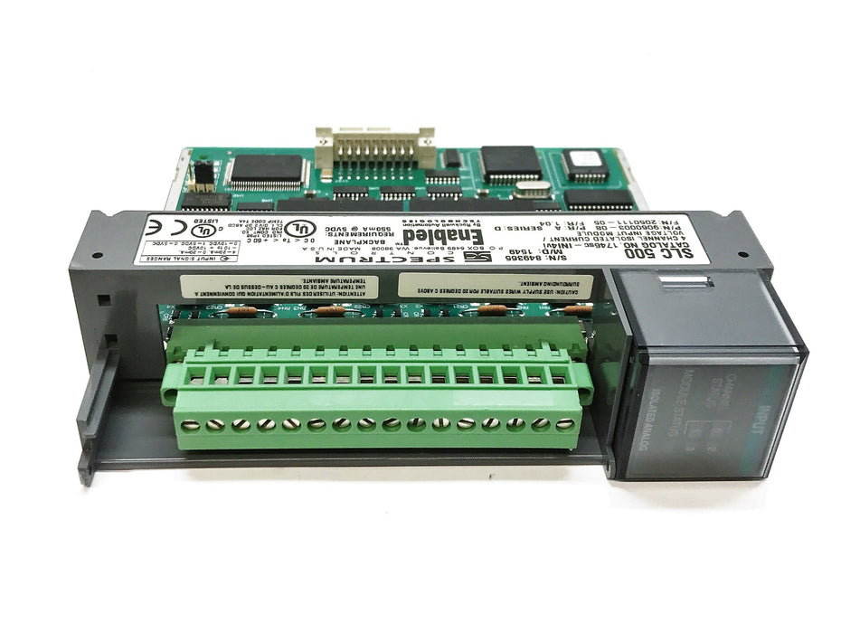 Spectrum SER D P/R A F/R 1.04 4-Channel Input Mod. 1746sc-INI4vi (Missing Door)
