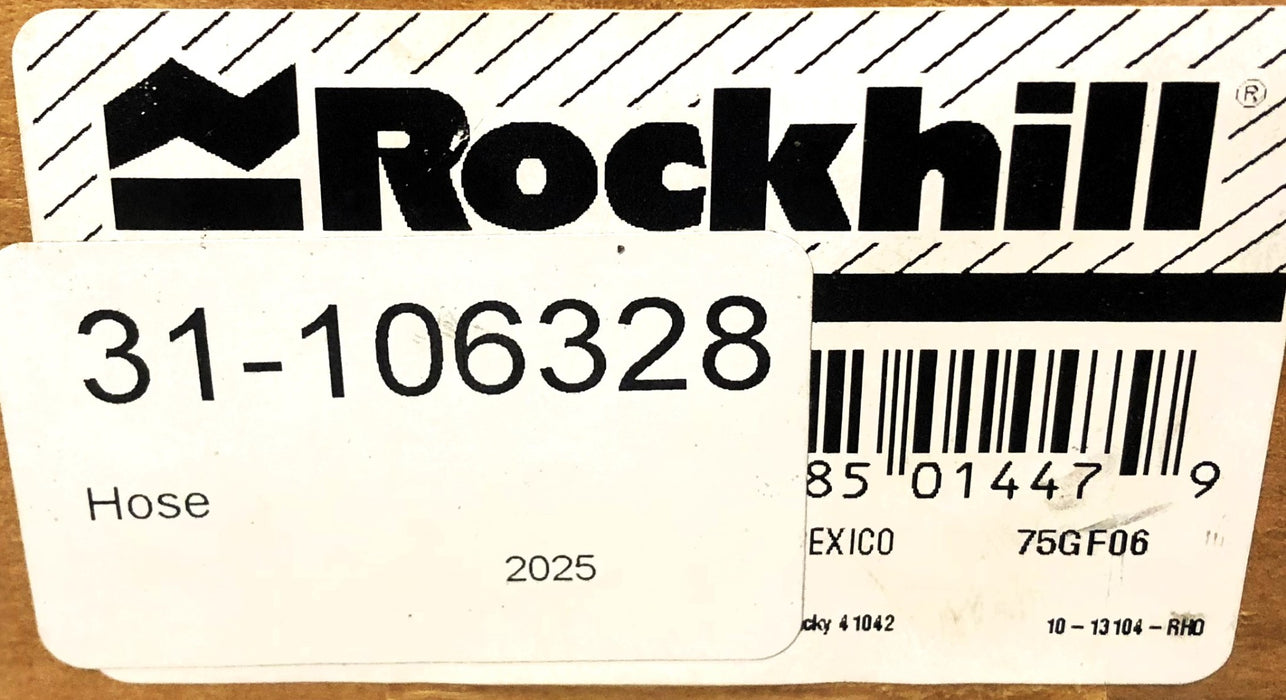 Rockhill Hydraulic Brake Hose 31-106328 (BH38199) NOS