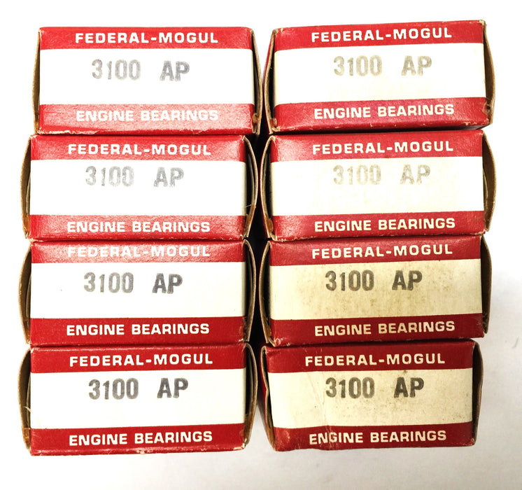 Federal Mogul Connecting Bearing Pair 3100AP [Lot of 8] NOS