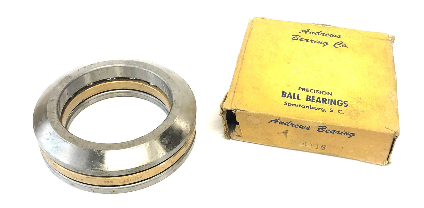 Andrew's Bearings Co Thrust Bearing 4118 NOS