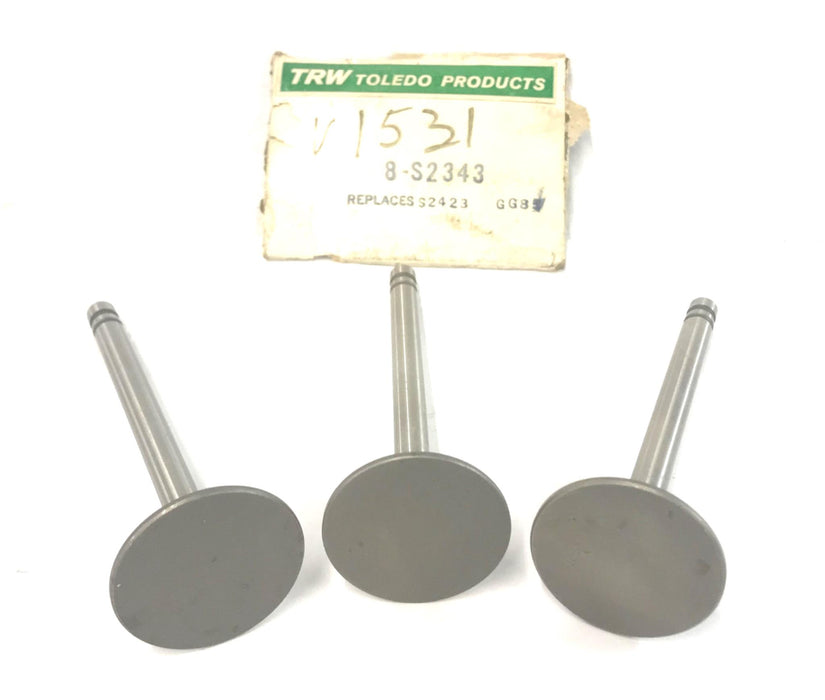 TRW Engine Intake Valve S2343(V1531) [Lot of 3] NOS
