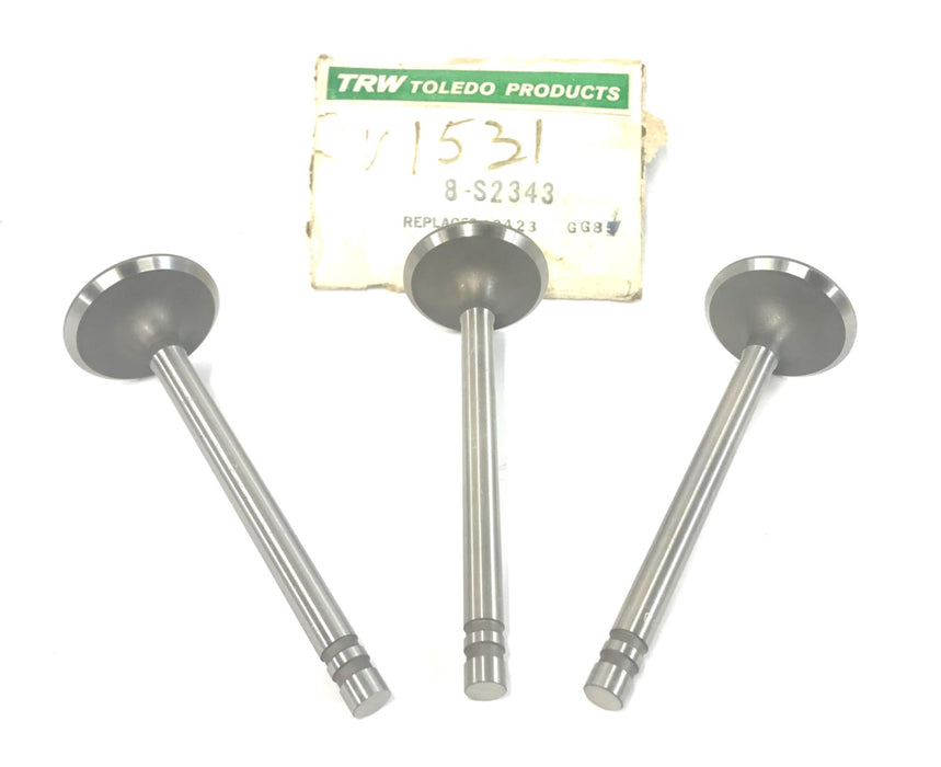 TRW Engine Intake Valve S2343(V1531) [Lot of 3] NOS