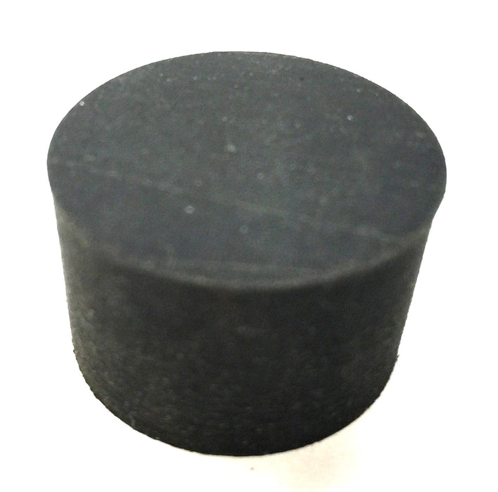 Unbranded 1" x 3/4" Solid Black Rubber Stopper Seal [Lot of 24] NOS