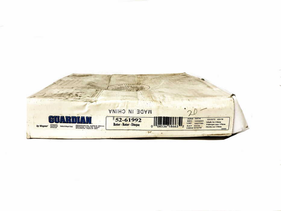 Guardian Disc Brake Rotor 52-61992 NOS