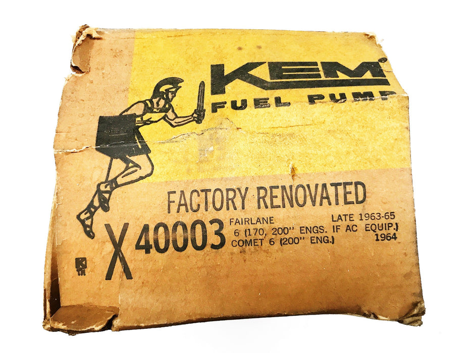KEM Fuel Pump Assembly 40003 REMANUFACTURED