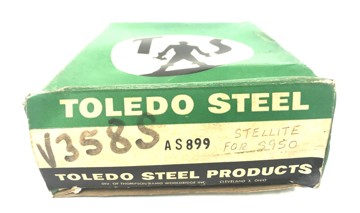 Toledo Steel Heavy Duty Aerotype Engine Valve AS899[Lot of 7] NOS