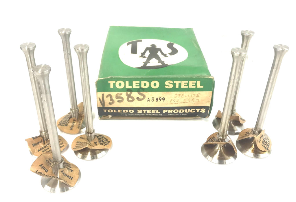 Toledo Steel Heavy Duty Aerotype Engine Valve AS899[Lot of 7] NOS