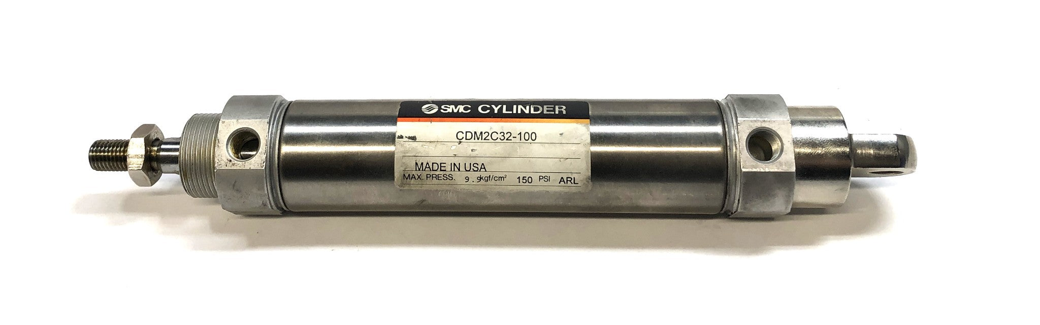 SMC Round Body Pneumatic Air Cylinder CDM2C32-100 NOS