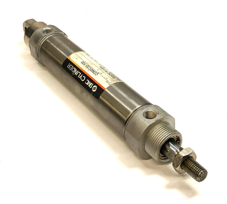 SMC Round Body Pneumatic Air Cylinder CDM2C32-100 NOS