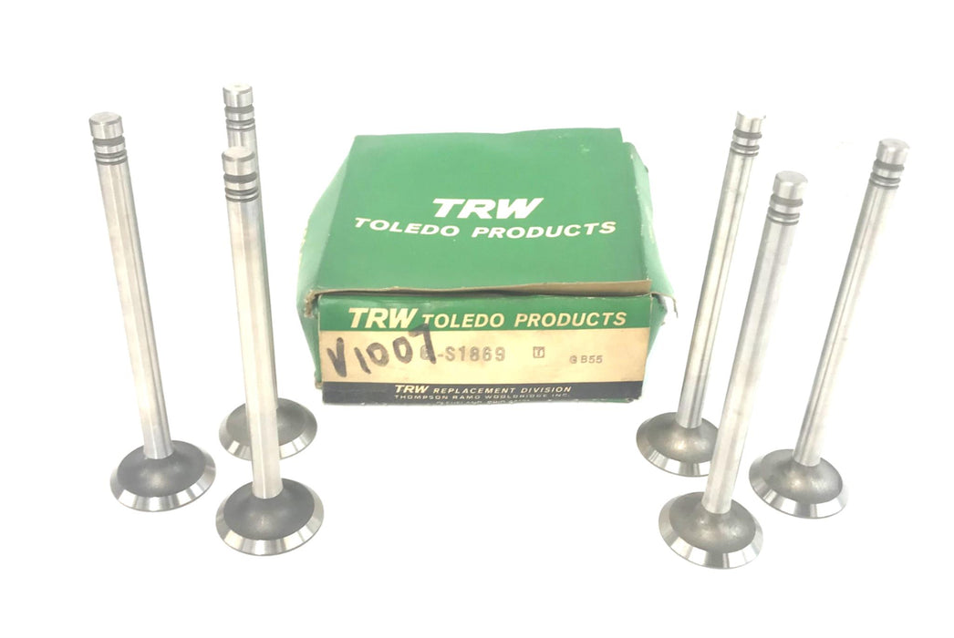 TRW Exhaust Intake Valve Set (6 Pcs) 6-S1869(V1007) NOS