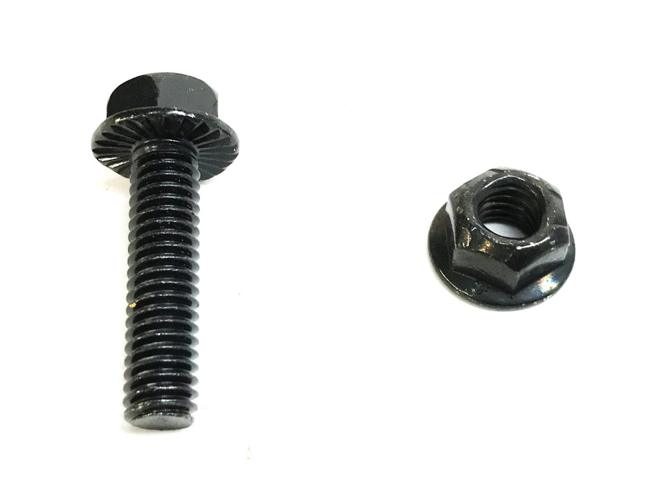 BY 1/4" x 1-1/4" Flanged Hew Head Screw and Flanged Hex Head Nut [Lot of 29] NOS