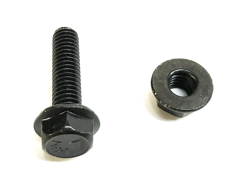BY 1/4" x 1-1/4" Flanged Hew Head Screw and Flanged Hex Head Nut [Lot of 29] NOS