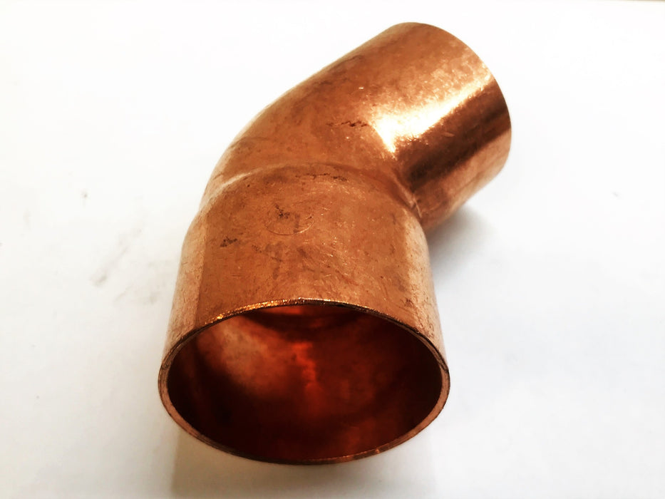 EPC 2" Sweat Male x 2" Sweat Female Copper 45 Degree Elbow 31220 NOS