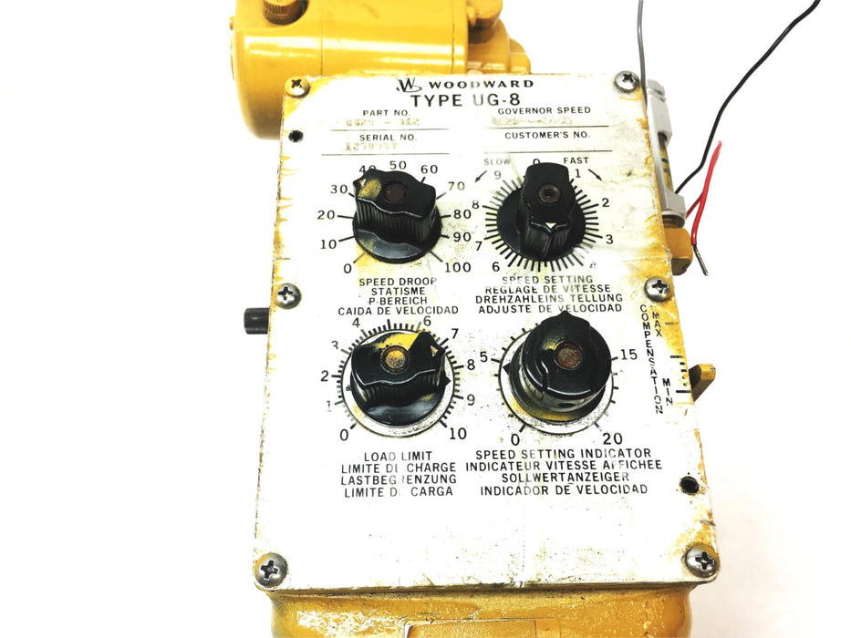 Woodward Type UG-8 Governor 8520-312 USED