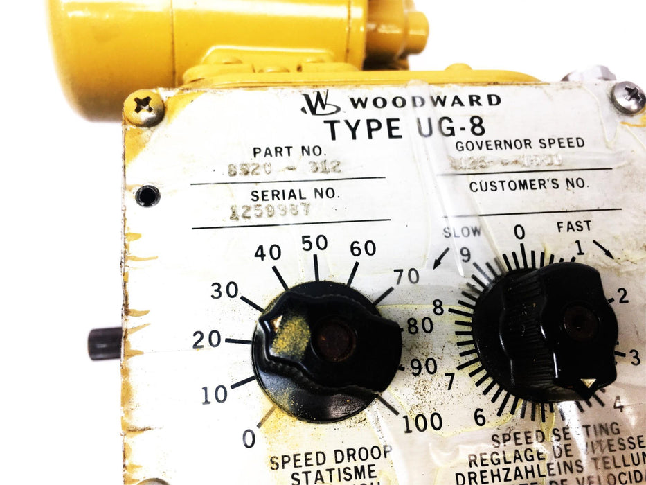 Woodward Type UG-8 Governor 8520-312 USED