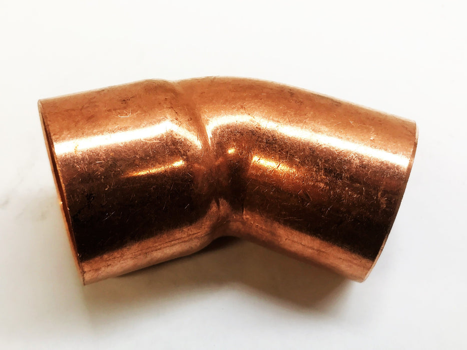 EPC 2" Sweat Male x 2" Sweat Female Copper 45 Degree Elbow 31220 NOS
