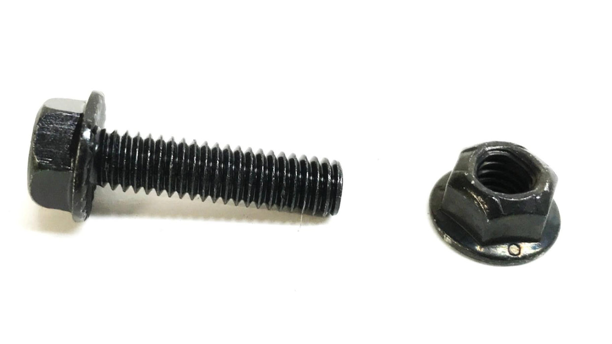 BY 1/4" x 1-1/4" Flanged Hew Head Screw and Flanged Hex Head Nut [Lot of 29] NOS