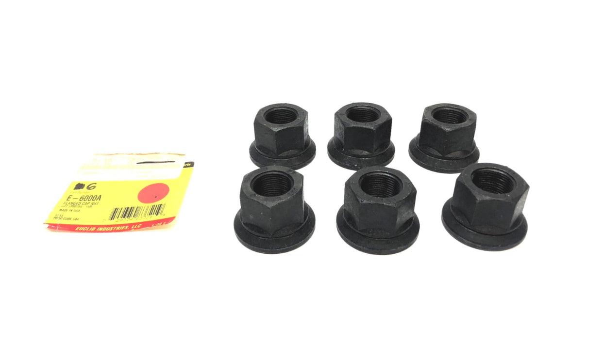 Euclid Pack of (6) Flanged Cap Nuts E-6000A NOS